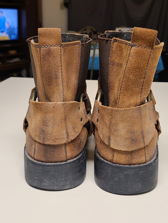 Bed Stu Fairbanks Harness Chelsea ankle moto boots size 11 main image 11